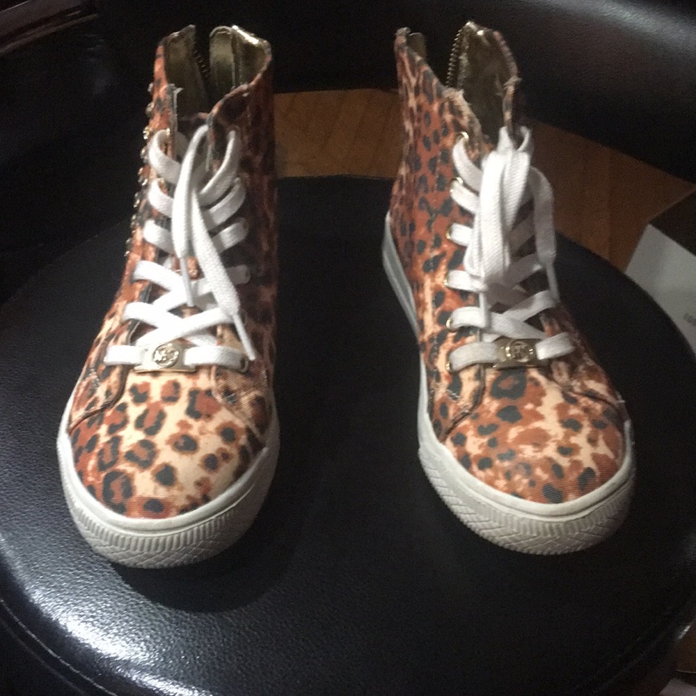 Michael Kors cheetah high tops